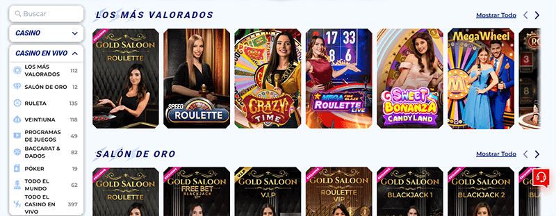 Casino en Vivo de Sportaza Uruguay