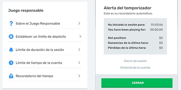 Juego Responsable en Casilando