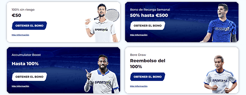 Promociones de Apuestas en Sportaza