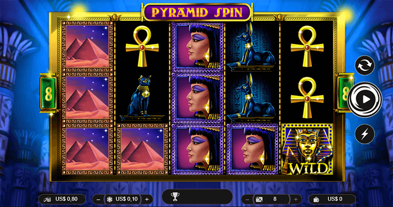 Pyramid Spin Slot