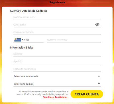 Registro en Dafabet Uruguay