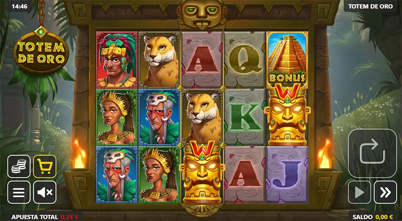 Totem de Oro slot en Rabona Casino