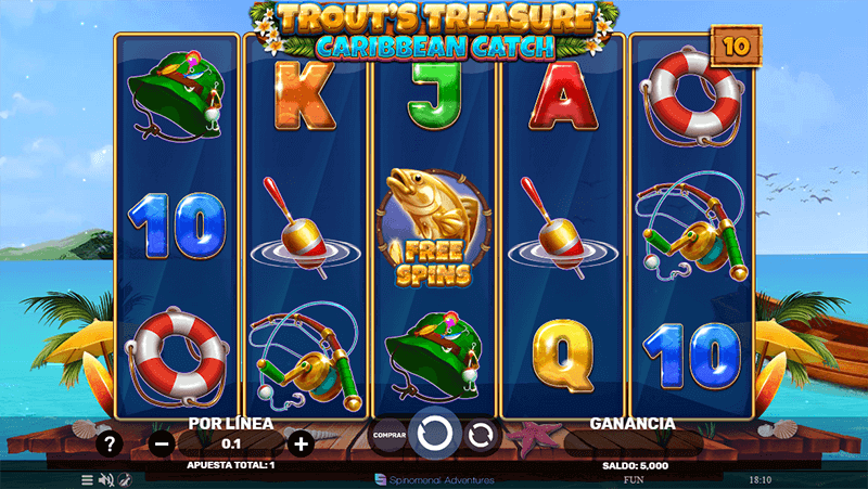 Trout's Treasure Caribbean Catch Slot